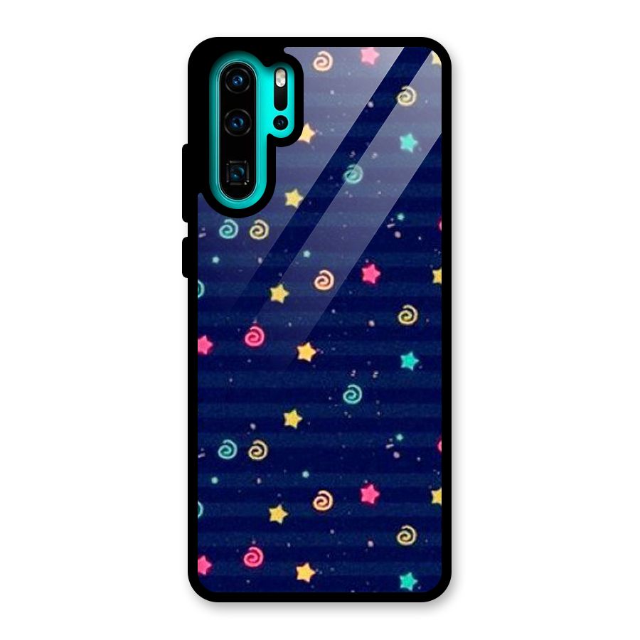 Cute Design Glass Back Case for Huawei P30 Pro