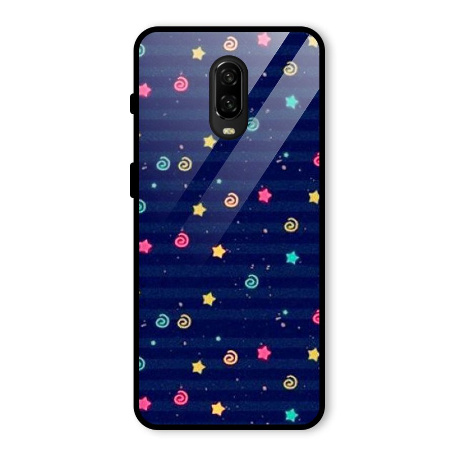 Cute Design Glass Back Case for OnePlus 6T