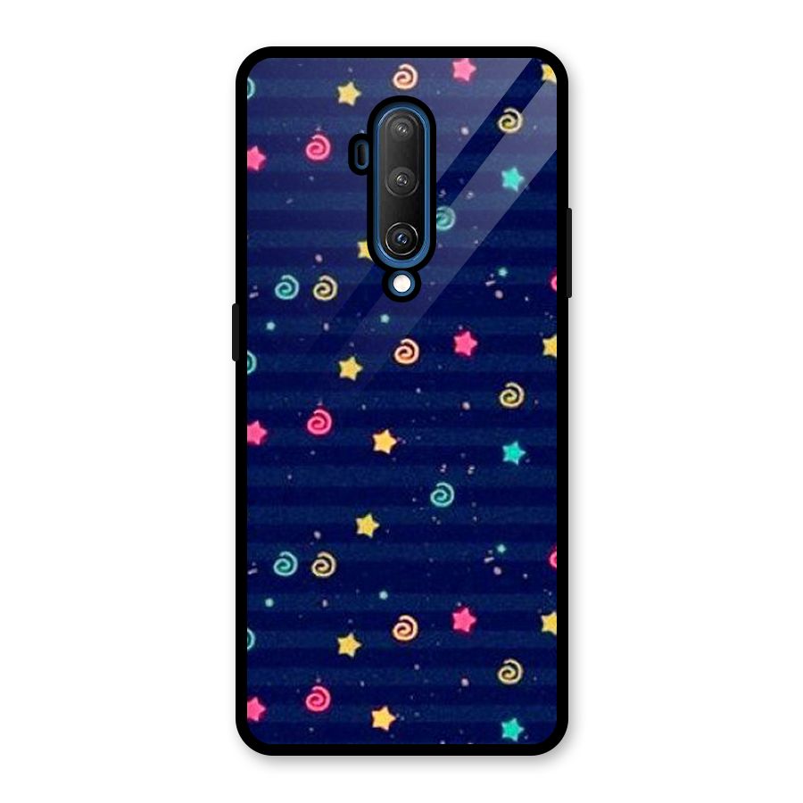 Cute Design Glass Back Case for OnePlus 7T Pro