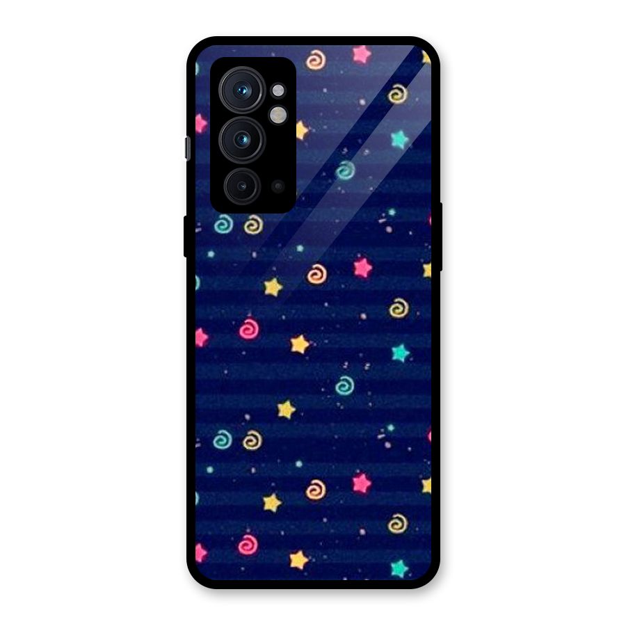 Cute Design Glass Back Case for OnePlus 9RT 5G