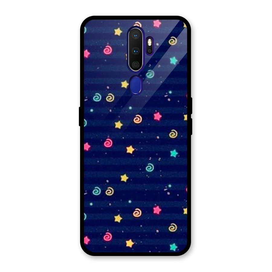 Cute Design Glass Back Case for Oppo A9 (2020)