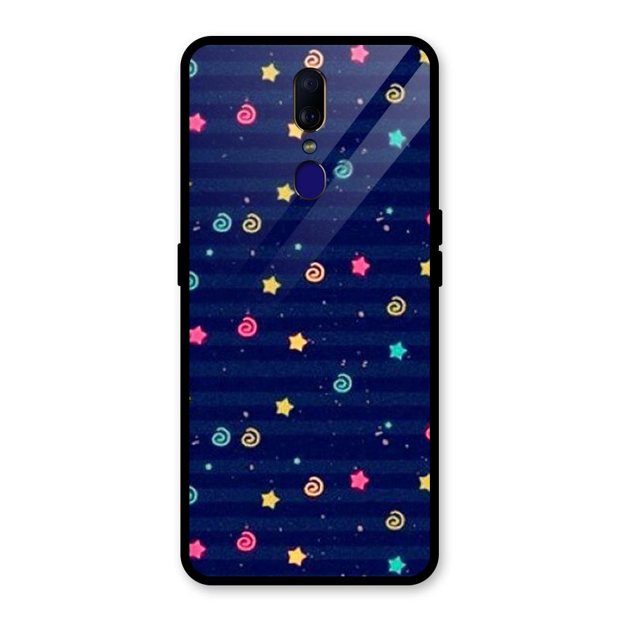 Cute Design Glass Back Case for Oppo F11