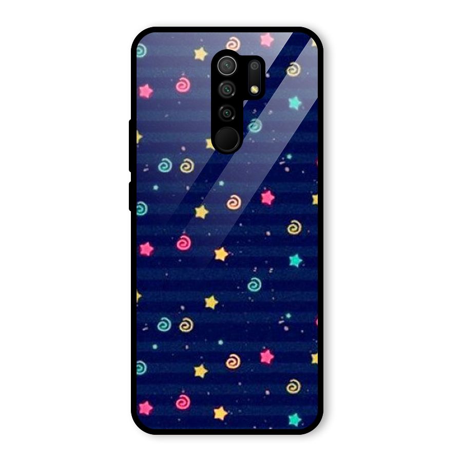 Cute Design Glass Back Case for Poco M2