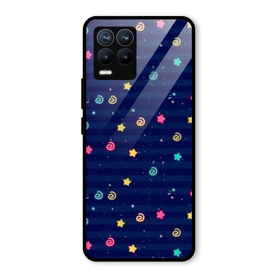 Cute Design Glass Back Case for Realme 8