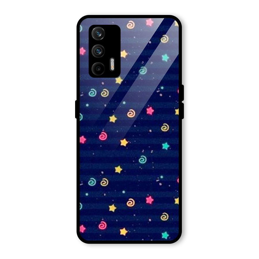 Cute Design Glass Back Case for Realme GT 5G