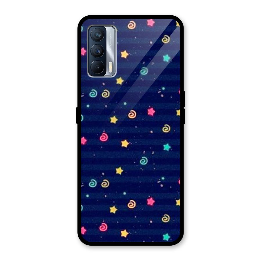 Cute Design Glass Back Case for Realme X7