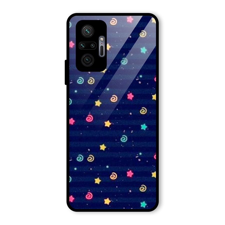 Cute Design Glass Back Case for Redmi Note 10 Pro