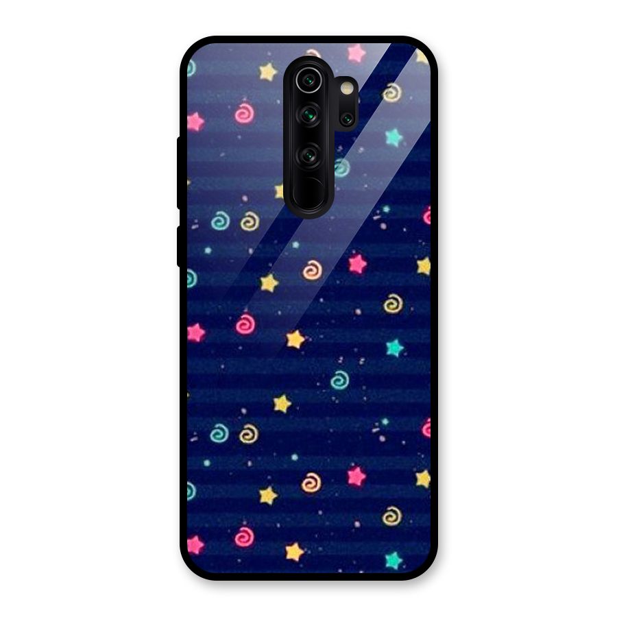 Cute Design Glass Back Case for Redmi Note 8 Pro
