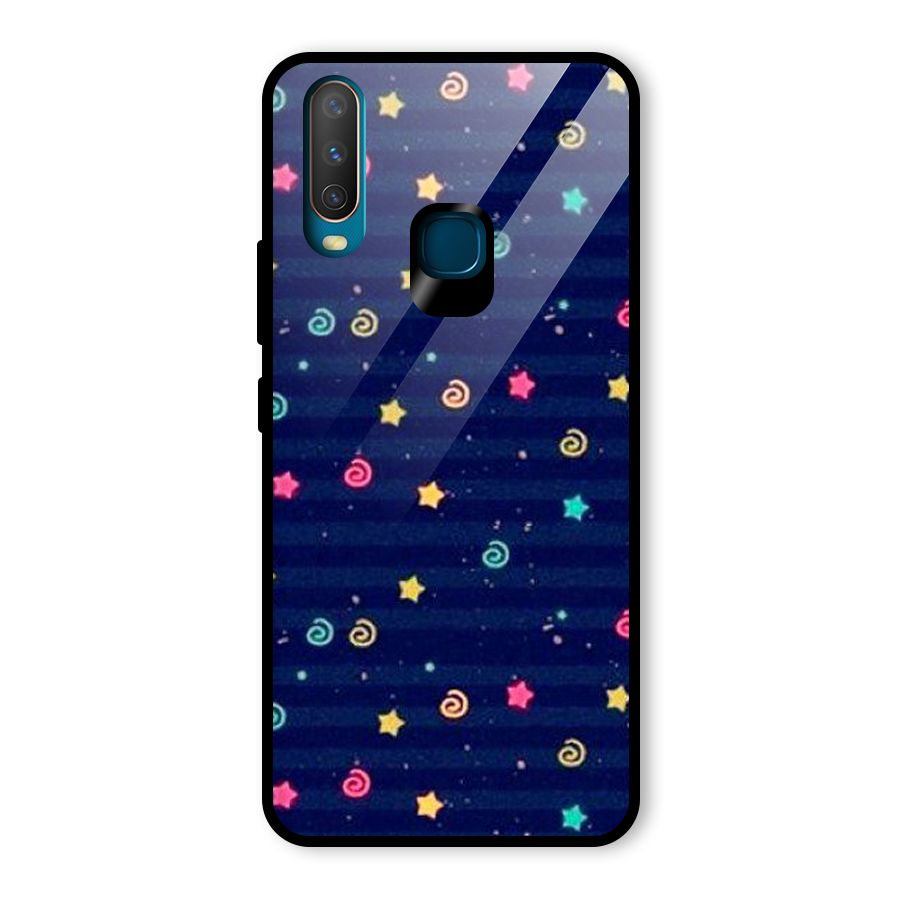 Cute Design Glass Back Case for Vivo U10