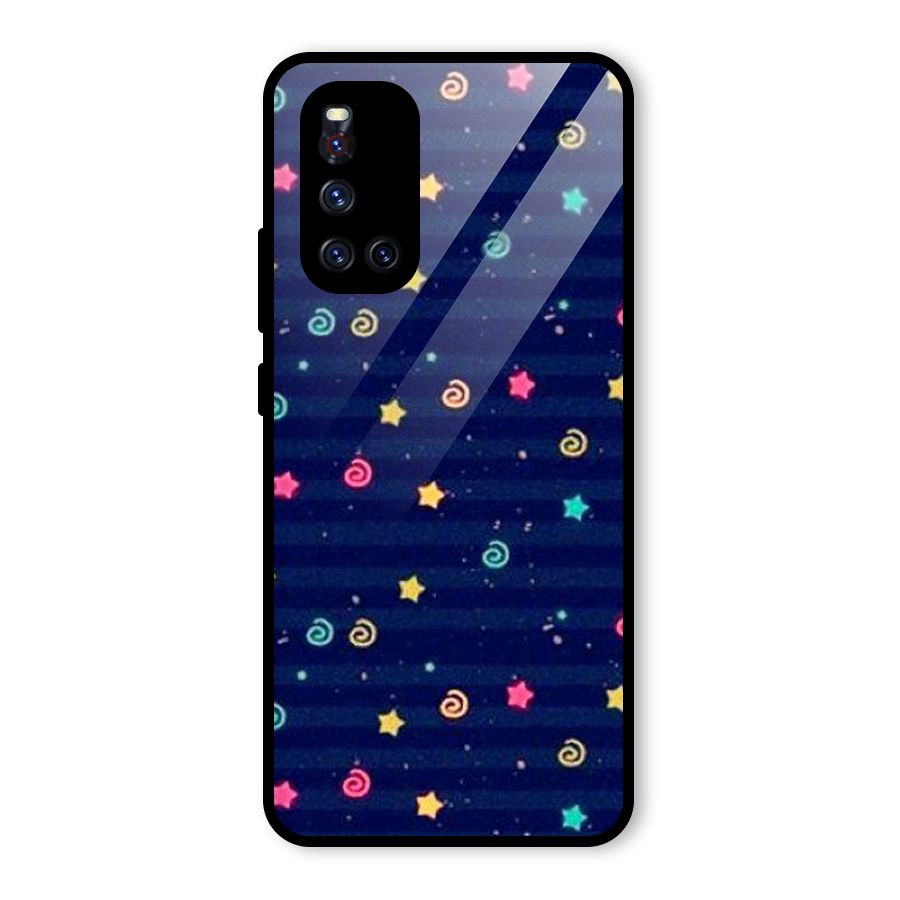 Cute Design Glass Back Case for Vivo V19