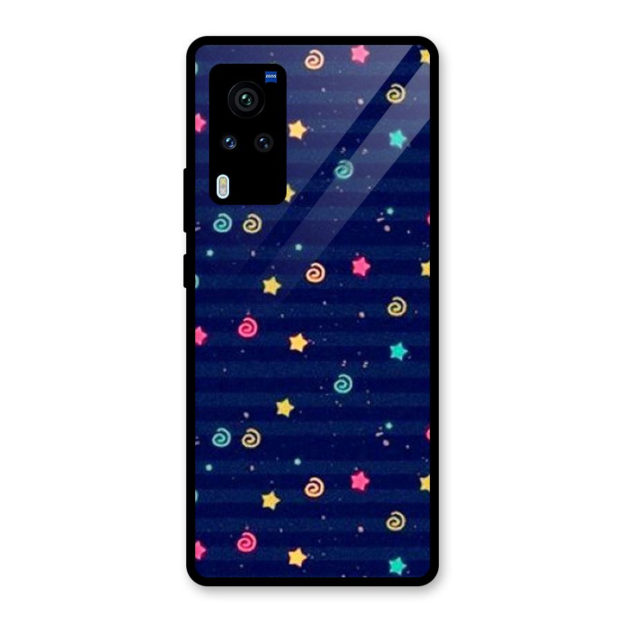 Cute Design Glass Back Case for Vivo X60 Pro