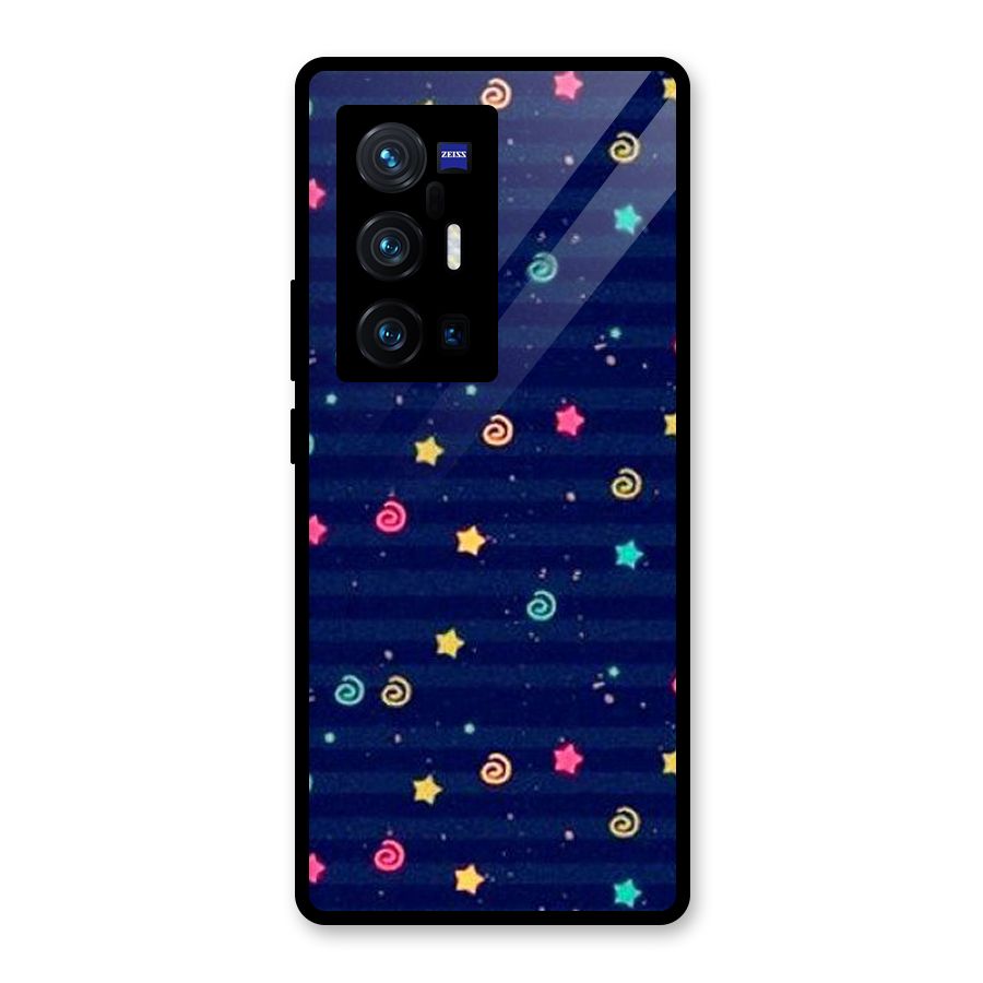 Cute Design Glass Back Case for Vivo X70 Pro Plus