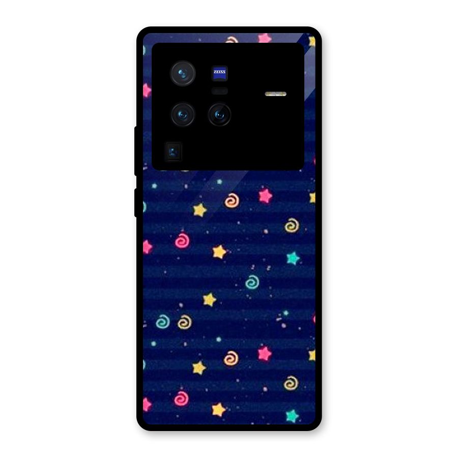 Cute Design Glass Back Case for Vivo X80 Pro