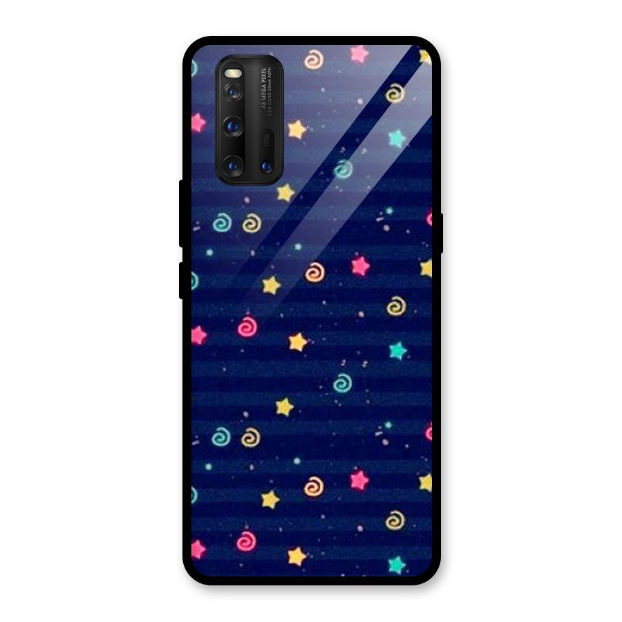 Cute Design Glass Back Case for Vivo iQOO 3
