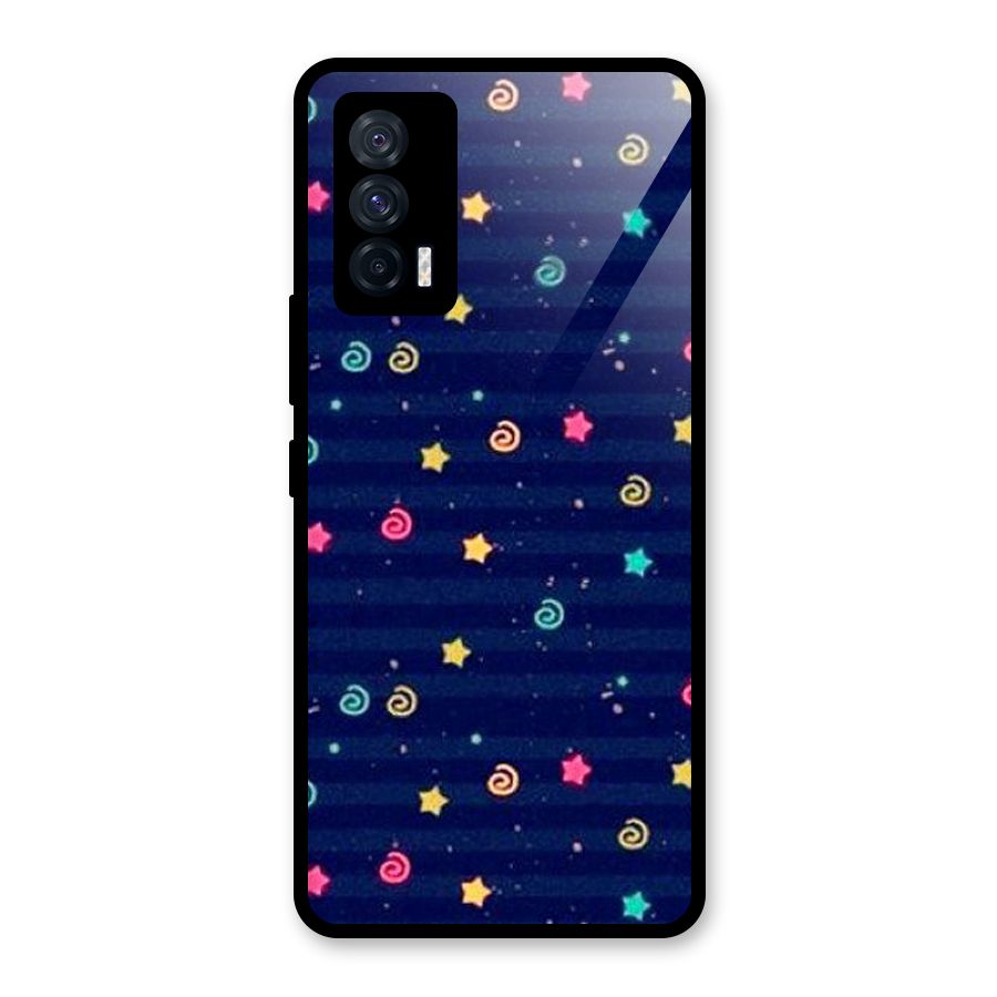 Cute Design Glass Back Case for Vivo iQOO 7 5G