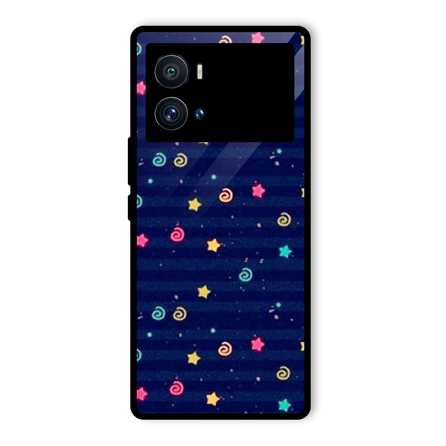 Cute Design Glass Back Case for Vivo iQOO 9 Pro