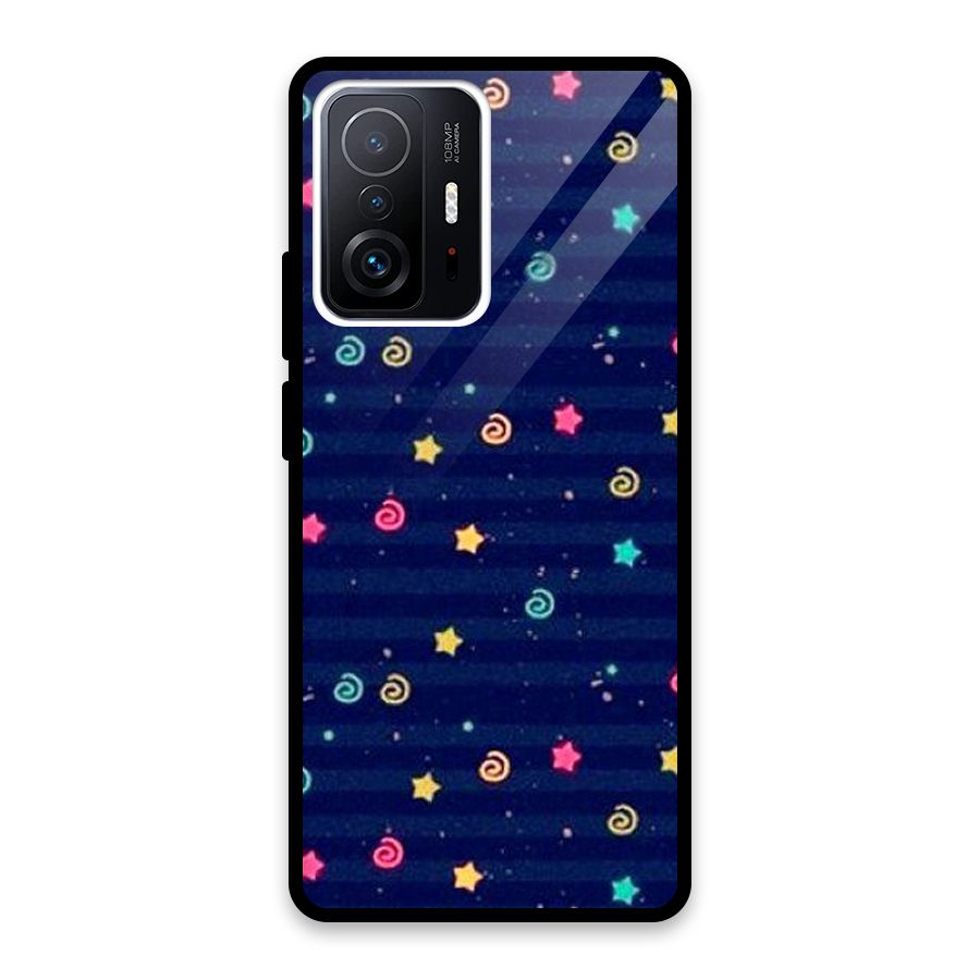 Cute Design Glass Back Case for Xiaomi 11T Pro