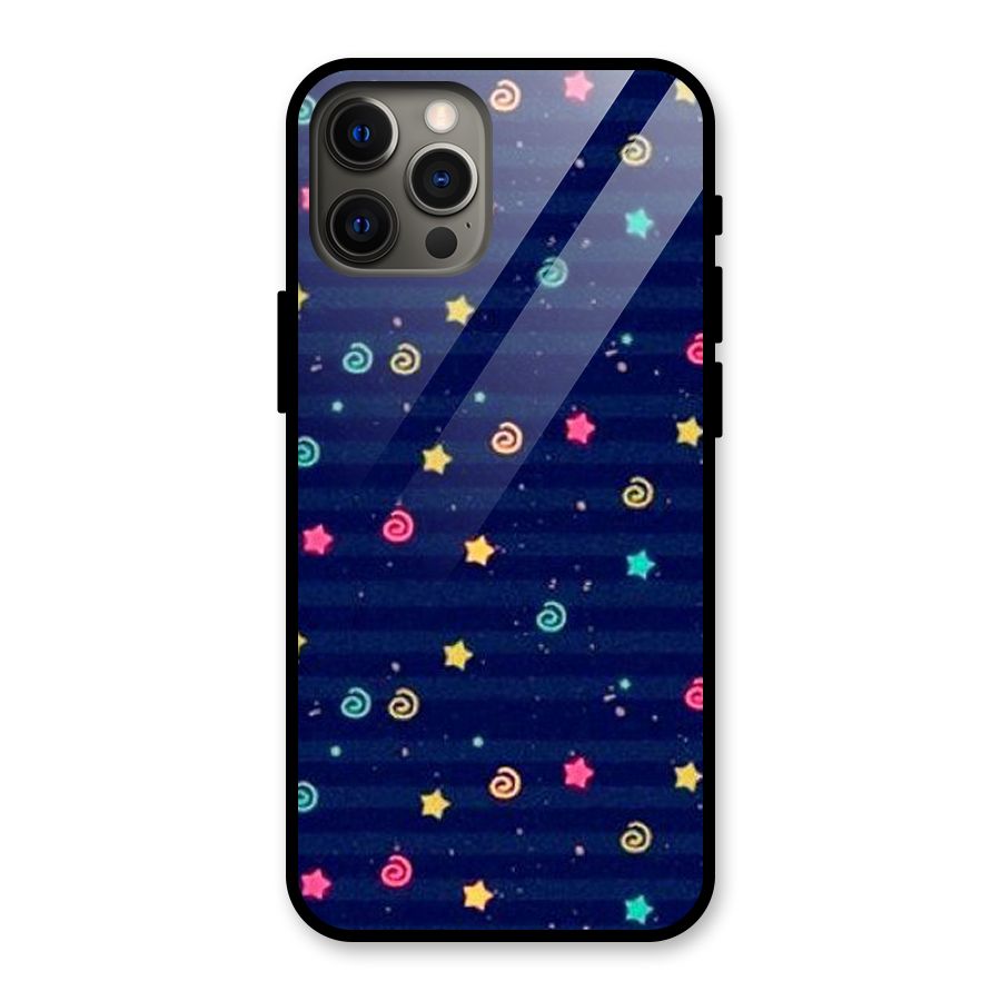 Cute Design Glass Back Case for iPhone 12 Pro Max