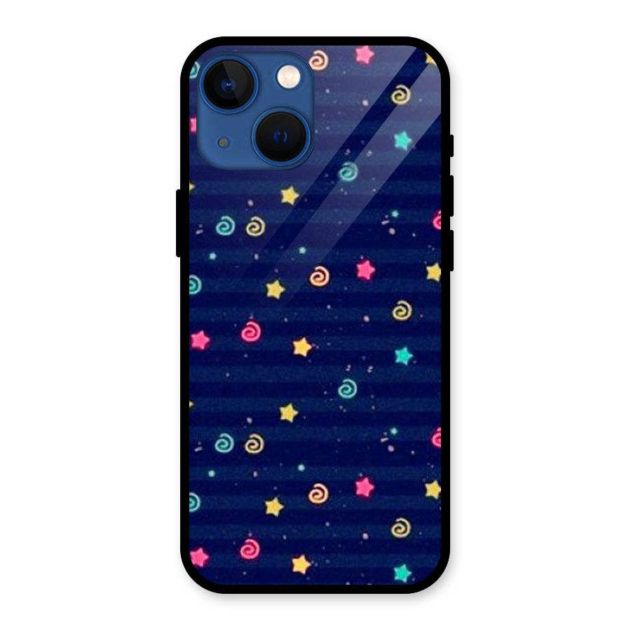 Cute Design Glass Back Case for iPhone 13 Mini