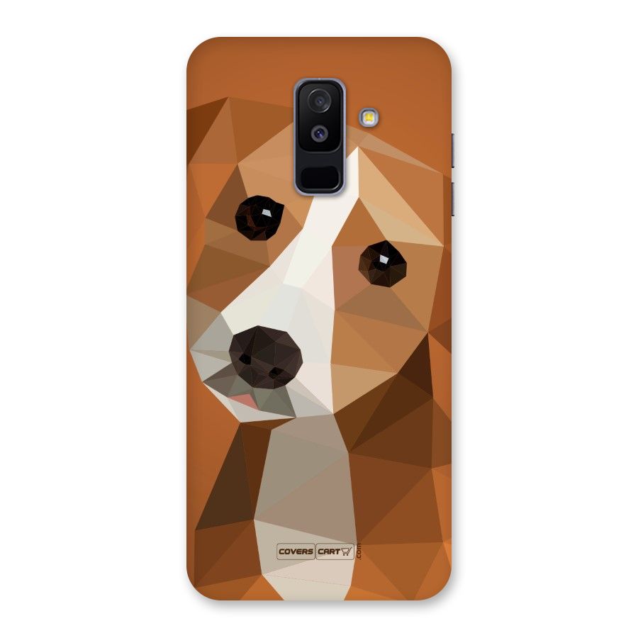 Cute Dog Back Case for Galaxy A6 Plus