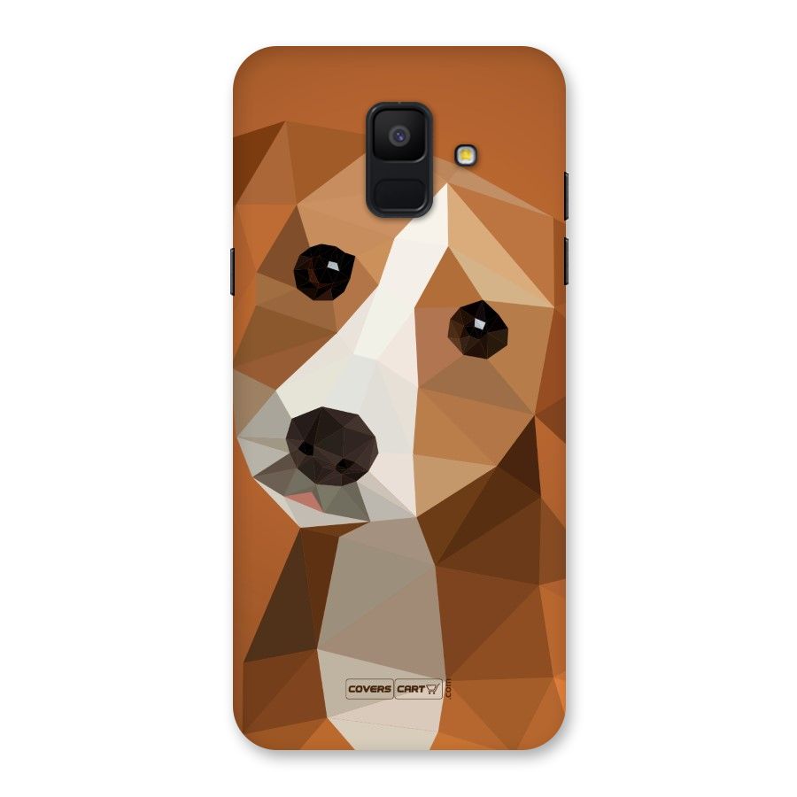 Cute Dog Back Case for Galaxy A6 (2018)