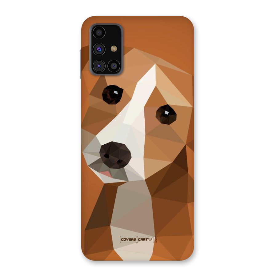 Cute Dog Back Case for Galaxy M31s