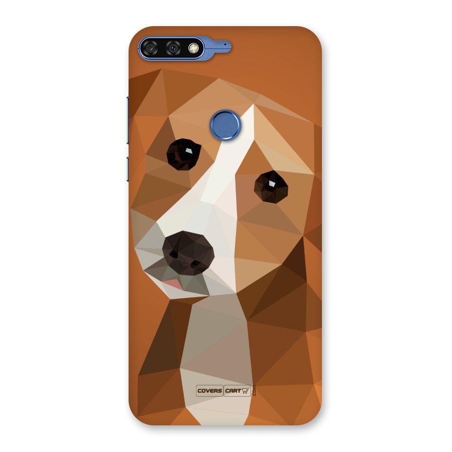Cute Dog Back Case for Honor 7C