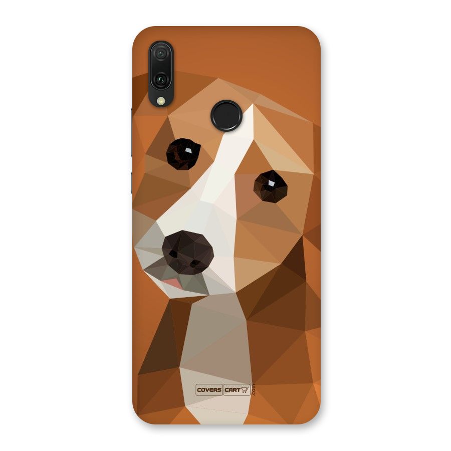 Cute Dog Back Case for Huawei Y9 (2019)