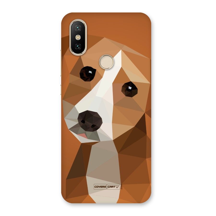 Cute Dog Back Case for Mi A2