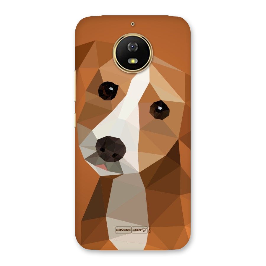 Cute Dog Back Case for Moto G5s