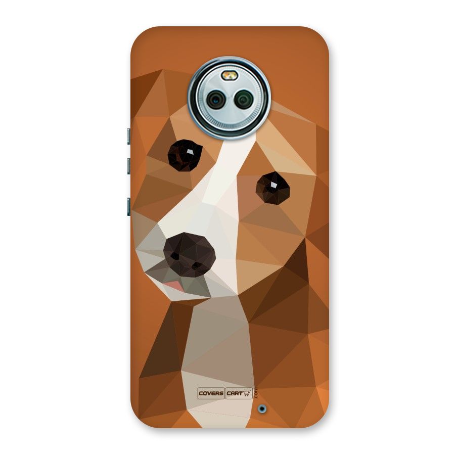 Cute Dog Back Case for Moto X4