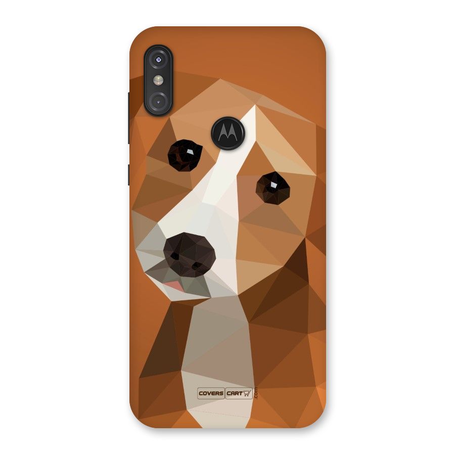 Cute Dog Back Case for Motorola One Power