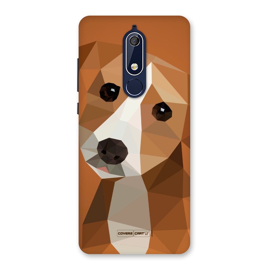 Cute Dog Back Case for Nokia 5.1