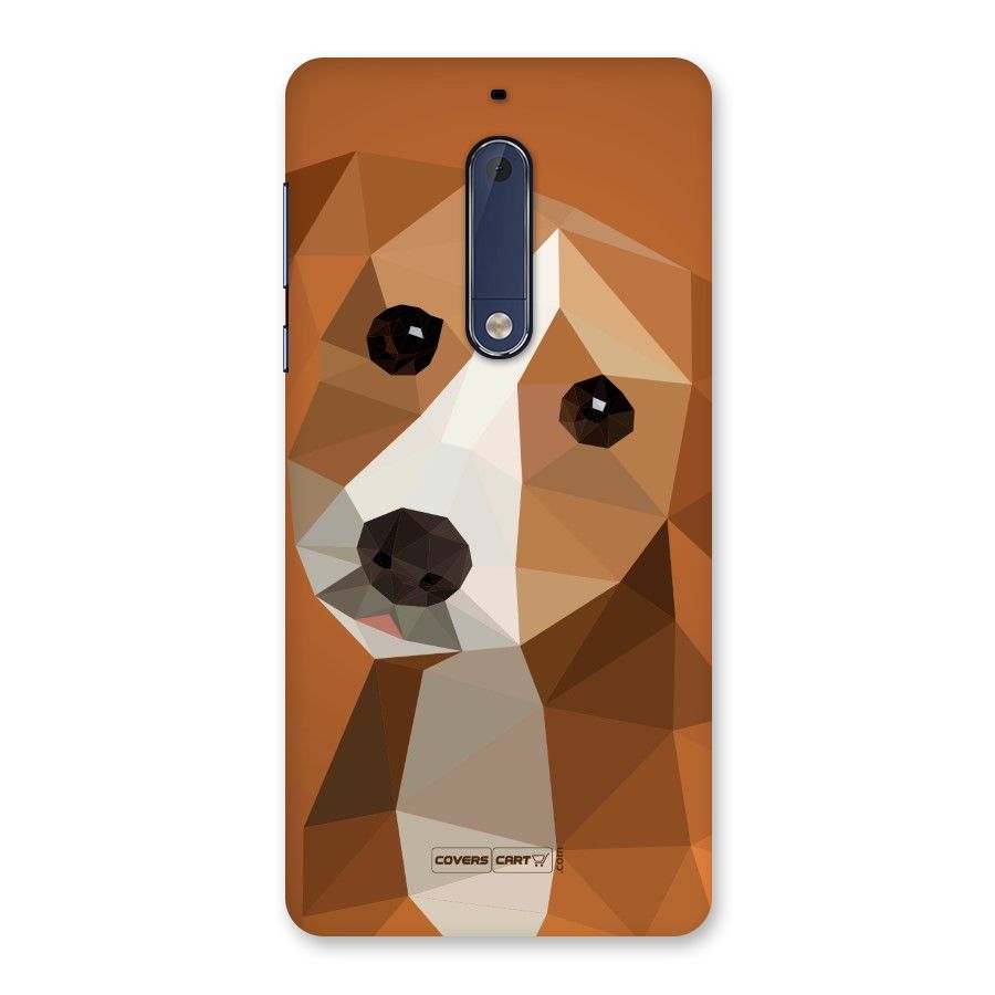 Cute Dog Back Case for Nokia 5