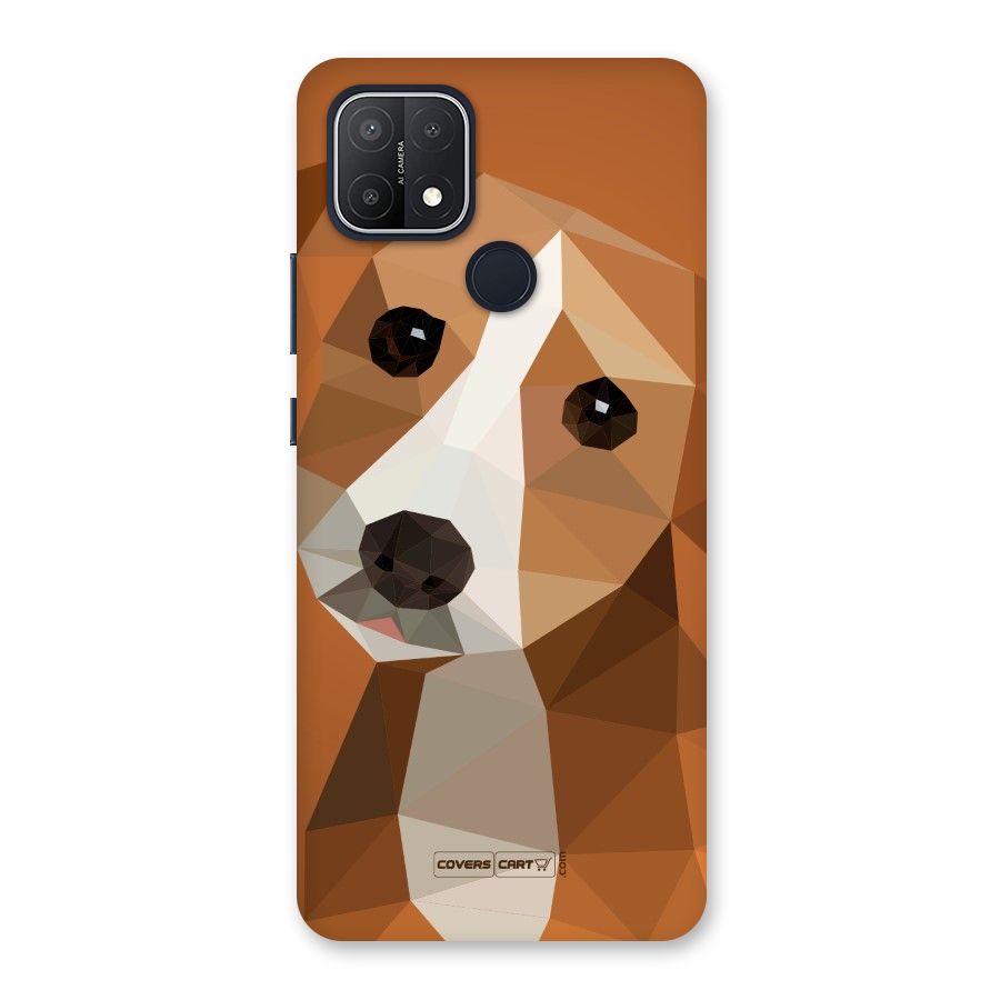 Cute Dog Back Case for Oppo A15
