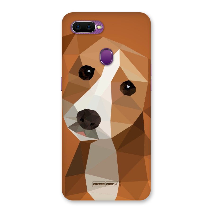 Cute Dog Back Case for Oppo F9