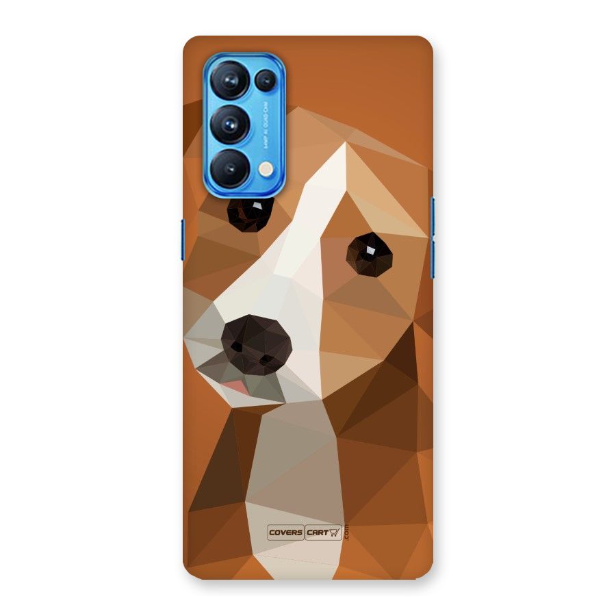 Cute Dog Back Case for Oppo Reno5 Pro 5G