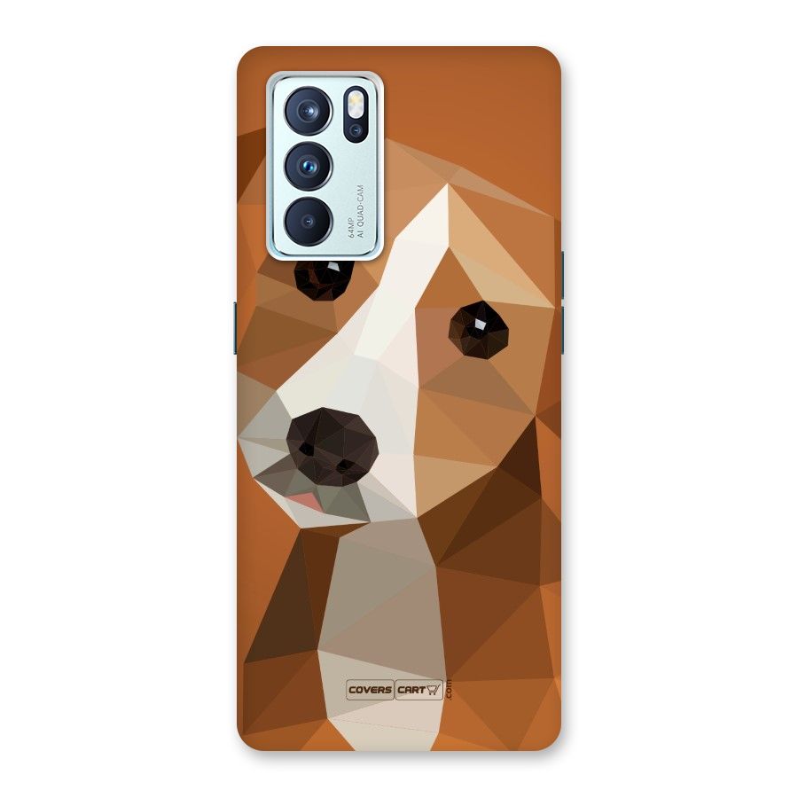 Cute Dog Back Case for Oppo Reno6 Pro 5G