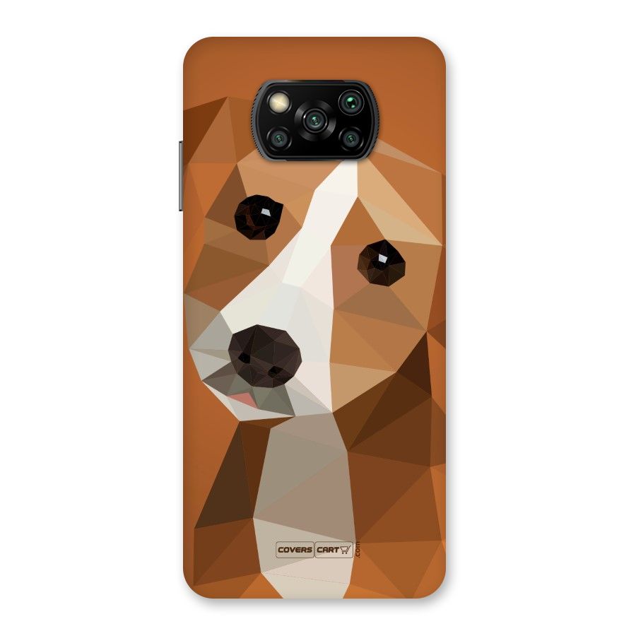 Cute Dog Back Case for Poco X3