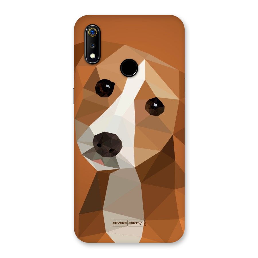 Cute Dog Back Case for Realme 3