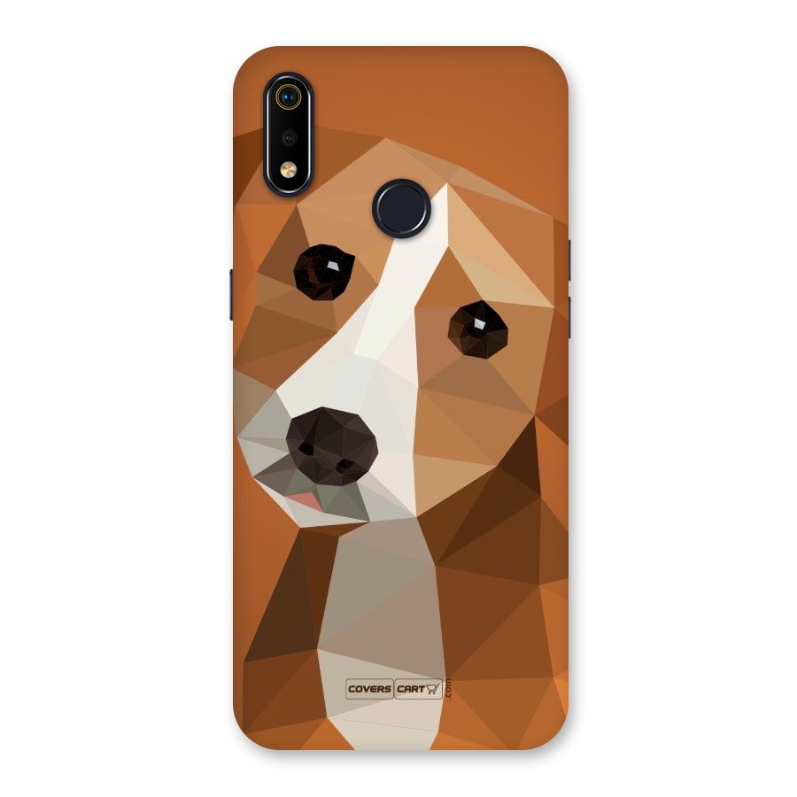 Cute Dog Back Case for Realme 3i