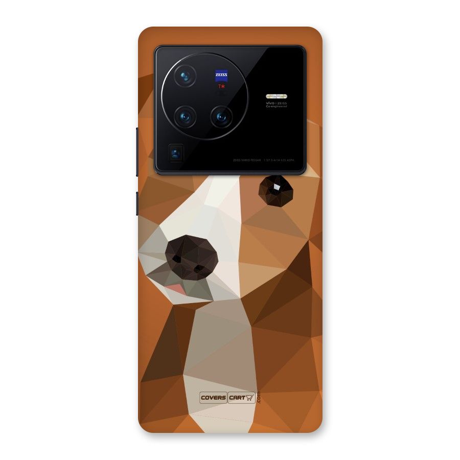 Cute Dog Back Case for Vivo X80 Pro