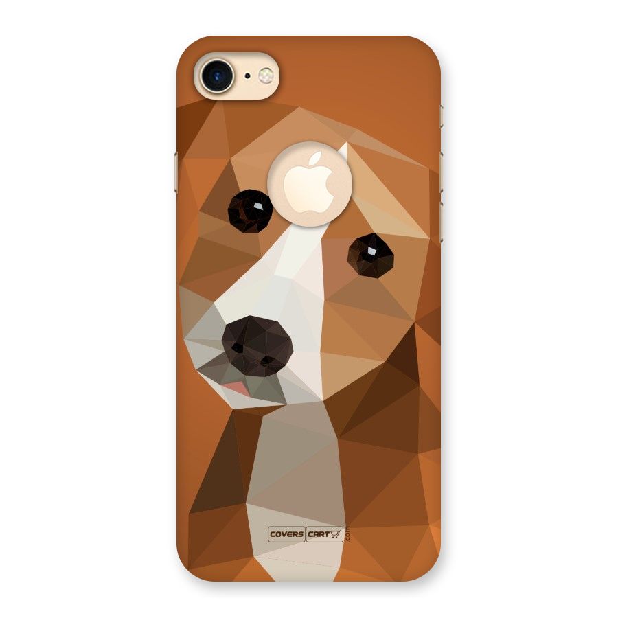 Cute Dog Back Case for iPhone 7 Logo Cut