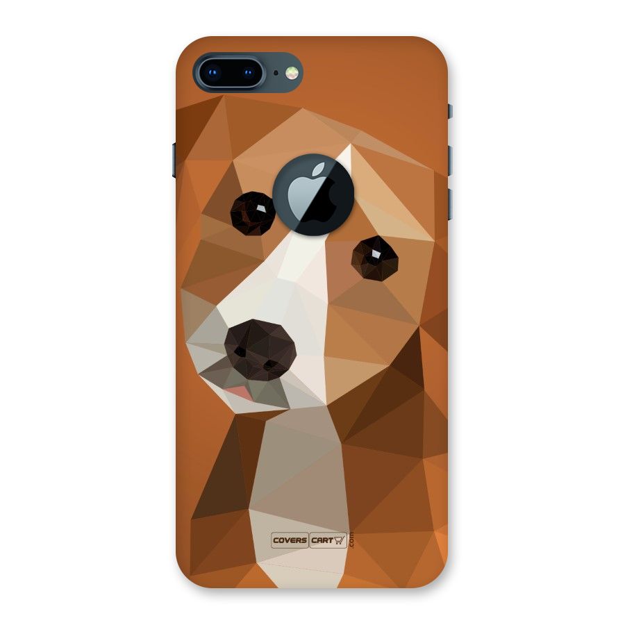 Cute Dog Back Case for iPhone 7 Plus Logo Cut