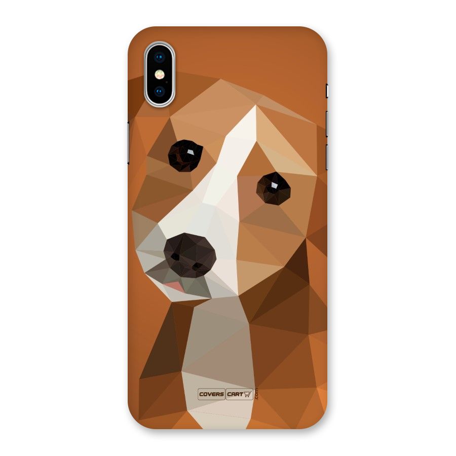 Cute Dog Back Case for iPhone XS