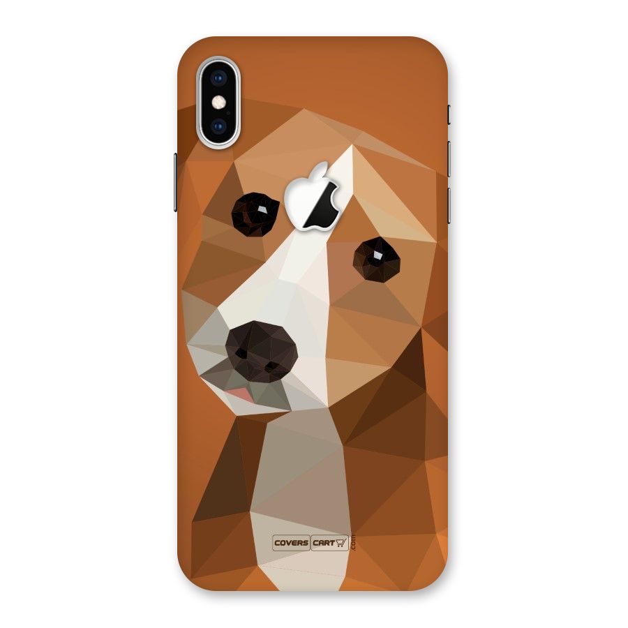 Cute Dog Back Case for iPhone XS Max Apple Cut