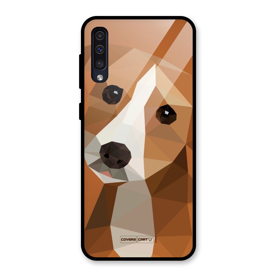 Cute Dog Glass Back Case for Galaxy A30s