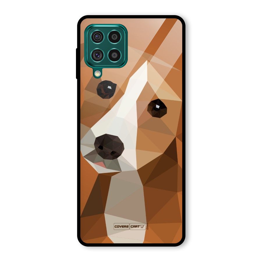 Cute Dog Glass Back Case for Galaxy F62