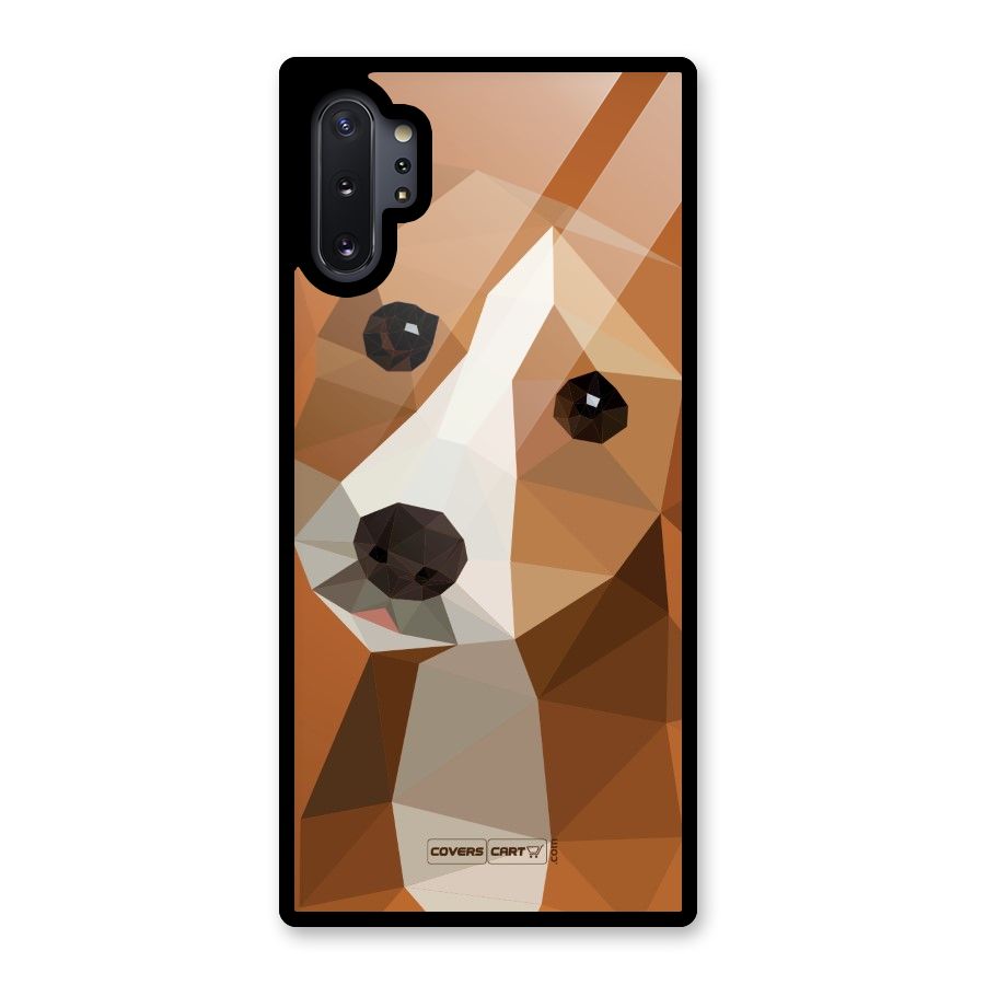Cute Dog Glass Back Case for Galaxy Note 10 Plus