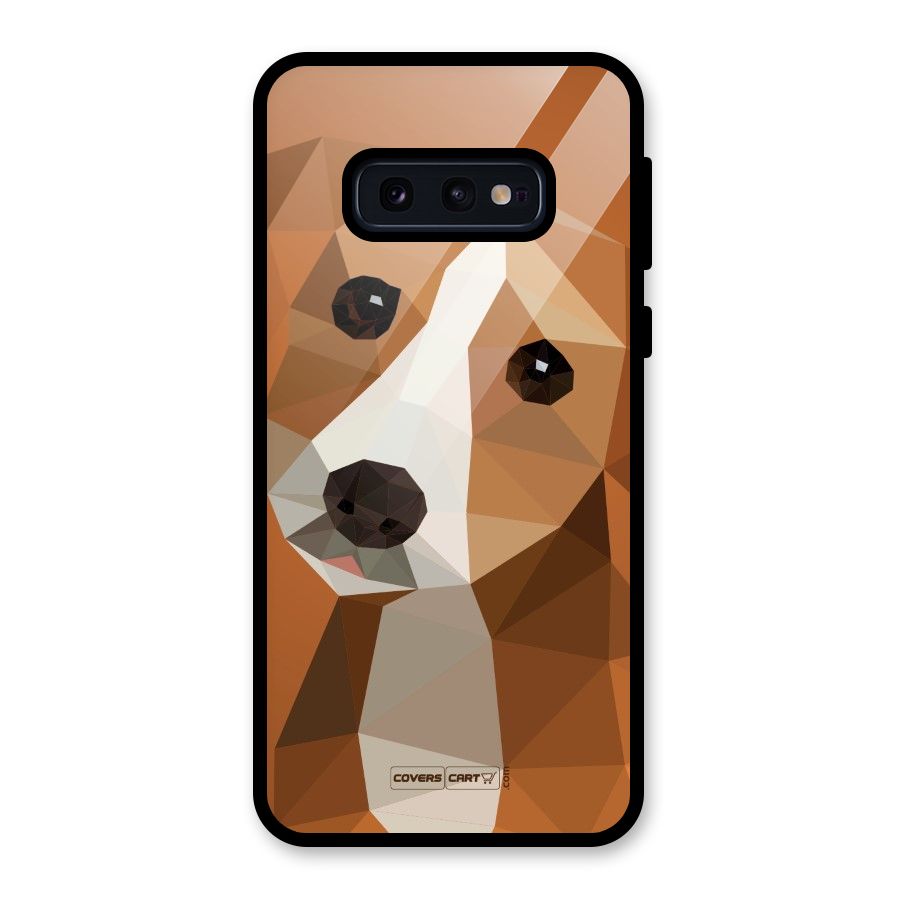 Cute Dog Glass Back Case for Galaxy S10e